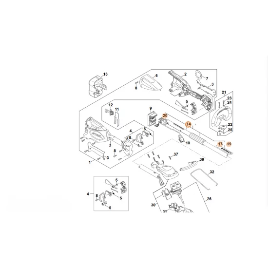 STIHL   Wysięgnik 25,4 mm x 1349 mm FA04 710 7102